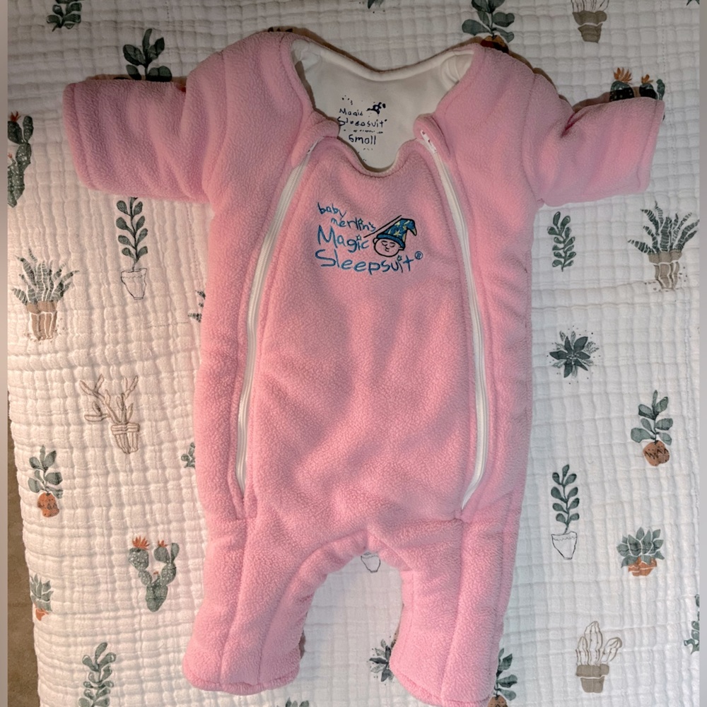 Sz Small, 3-6 month Baby Merlin’s Magic SleepSuit - Like New Condition